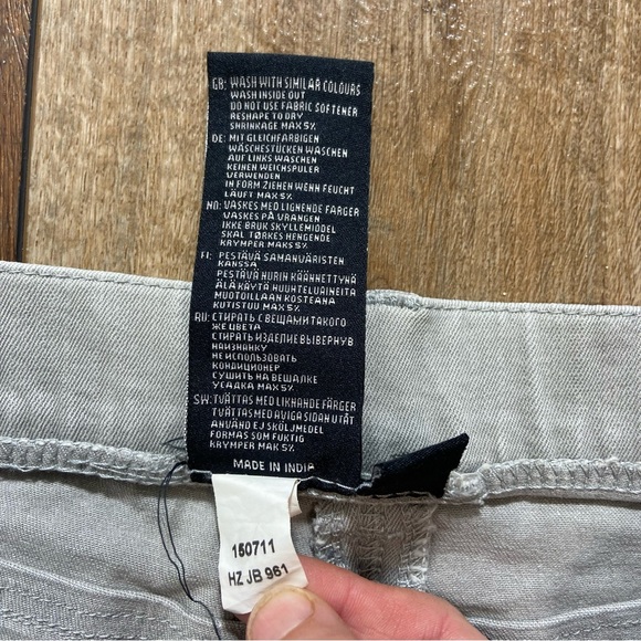 Horze Crescendo Petrina Equestrian Stretch Denim Breeches Size 28 - Picture 9 of 13